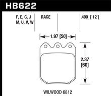 Load image into Gallery viewer, Hawk Wilwood DLS 6812 DTC-70 Brake Pads Brake Pads - Racing Hawk Performance   
