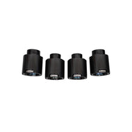 Corsa 20-24 Chevrolet Corvette C8 RWD 4.5in Carbon Fiber Black PVD Tip Kit (For Corsa Exhaust Only) Tips CORSA Performance