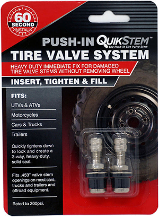 Hardline Tire Valve Stems 1.5 in. Long .453 od. - Pair Hardline