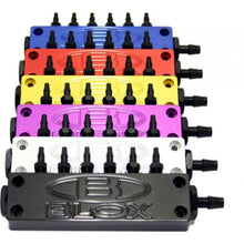 Load image into Gallery viewer, BLOX Racing Billet 6-Port Vacuum Manifold Kit - Red
