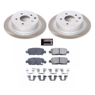 Power Stop 07-18 Nissan Sentra Rear Semi-Coated Rotor Kit Brake Kits - Performance Blank PowerStop   