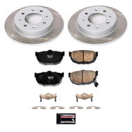 Power Stop 05-09 Kia Spectra5 Rear Semi-Coated Rotor Kit Brake Kits - Performance Blank PowerStop   