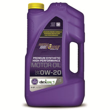 Load image into Gallery viewer, Royal Purple Premium Synthetic High Performance Multi-Grade 0W-20 Motor Oil - 5 Quart Royal Purple
