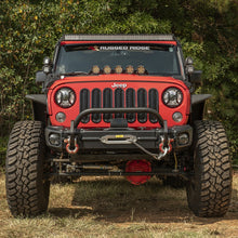 Load image into Gallery viewer, Rugged Ridge Arcus Front Bumper Tube Overrider Black JK Rugged Ridge

