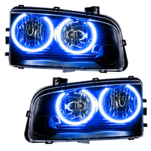 Load image into Gallery viewer, Oracle 05-10 Dodge Charger LED Headlight Halo Kit - Blue
