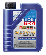 LIQUI MOLY 1L Leichtlauf (Low Friction) High Tech Motor Oil SAE 5W40 - Comes in a Case of 6 Units | 2331