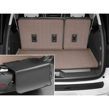 Load image into Gallery viewer, WeatherTech 2021 Chevrolet Suburban/GMC Yukon XL Seatback Cargo Liners HP w/Bumper Protector - Tan
