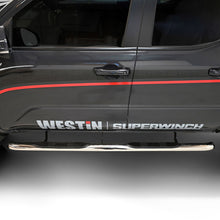 Load image into Gallery viewer, Westin 2024 Tacoma Double Cab E-Series 3 Nerf Step Bars - Stainless Steel
