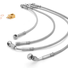 Load image into Gallery viewer, Rugged Ridge Brake Hose Kit Braided Stainless 07-18 Jeep Wrangler Rugged Ridge
