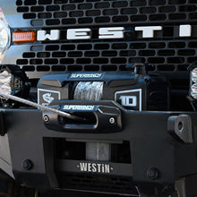 Load image into Gallery viewer, Superwinch 10000 LBS 12V DC 3/8in x 54ft Synthetic Rope Scorpion 10000SR Winch - Black Powdercoat
