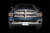 Putco 03-06 GMC Sierra LD/HD w/ Logo CutOut Flaming Inferno Stainless Steel Grille Grilles Putco