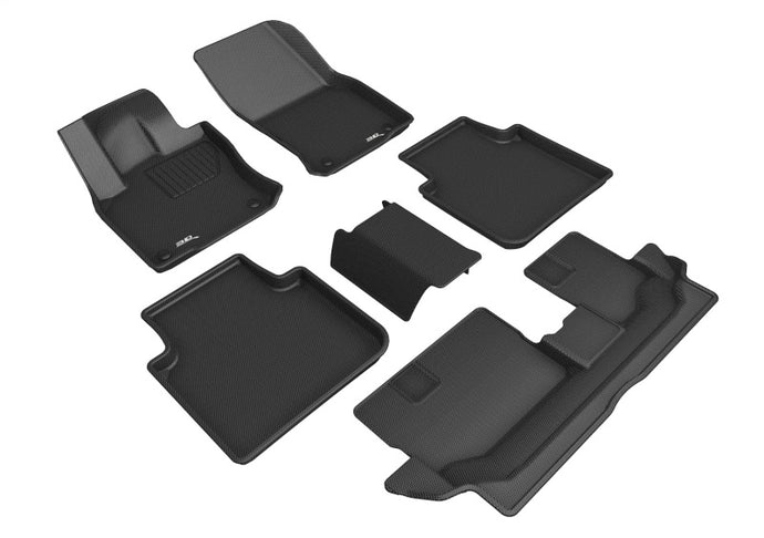 3D Maxpider 18-24 Volkswagen Tiguan 7-Seats Kagu Black R1 R2 R3 3D MAXpider