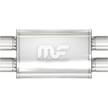 Load image into Gallery viewer, MagnaFlow Exhaust Products Exhaust Muffler MagnaFlow Exhaust Products Magnaflow Straight-Through Performance Muffler; 2.25in. Dual/Dual; 4x11x9 Body 11378
