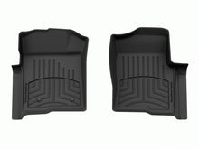 Load image into Gallery viewer, WeatherTech 2010 Ford F-150 Front FloorLiner HP - Black | 446111IM
