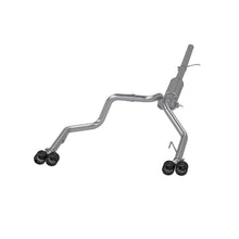Load image into Gallery viewer, MBRP Exhaust S50043CF 3in. Cat-Back. 2.5in. Dual Split Rear. T304. Quad CF Tips Exhaust System Kit MBRP Exhaust
