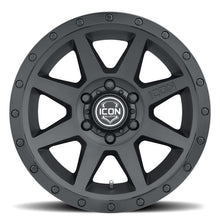 Load image into Gallery viewer, ICON Rebound 18x9 / 5x5in / -12mm / 4.5in BS Double Black Wheel
