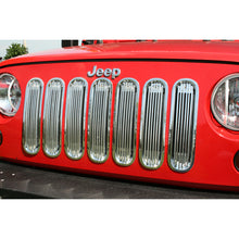 Load image into Gallery viewer, Rugged Ridge Billet Grille Insert Polished Alum 07-18 Jeep Wrangler Rugged Ridge
