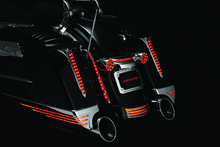 Load image into Gallery viewer, Kuryakyn Rear Fender Accents FLHX &amp; FLTR Models Chrome
