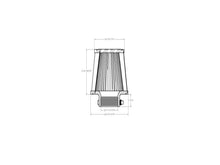 Load image into Gallery viewer, aFe POWER Universal Clamp-On Air Filter w D2 Dura-Dry Media 2-3/4in F x 6in B x 4-3/4in T x 5inH

