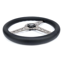 Load image into Gallery viewer, NRG Light Weight Gaming Steering Wheel - Driftz 350mm 3 Black Chrome Spokes Perforated Leather | ST-034BC-PR
