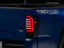 Load image into Gallery viewer, Raxiom 16-23 Toyota Tacoma Axial Series LED Tail Lights- Black Housing- Smoked Lens | TT36288
