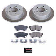 Power Stop 05-10 Kia Sportage Rear Semi-Coated Rotor Kit Brake Kits - Performance Blank PowerStop   