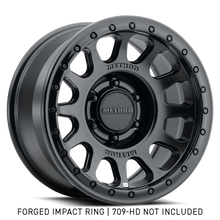 Load image into Gallery viewer, Method Beadlock Ring - 18in Forged - Style 1 - Gloss Black | GR-10018-GB
