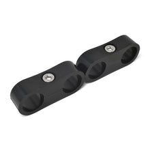 Load image into Gallery viewer, Russell Hose Separator For -10 Braided Hose - Black Anodize (2 Pack) Russell
