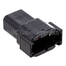 Load image into Gallery viewer, NAMZ Deutsch DTM 8-Position Receptacle w/8 Stamped Terminals &amp; Wedgelock - Black (HD 74108-98BK) Misc Powersports NAMZ   
