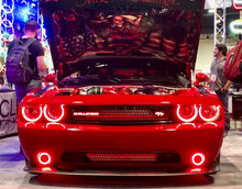 Load image into Gallery viewer, Oracle 08-14 Dodge Challenger LED Fog Light Halo Kit - Amber
