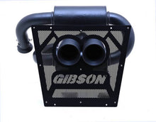 Load image into Gallery viewer, Gibson 2024 Cam-Am Maverick R 4in. T304 Stainless Round Dual Wall Slash-Cut Tip - Black Ceramic X Pipes Gibson   
