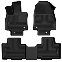 Load image into Gallery viewer, Husky Liners 2024 Toyota Grand Highlander Weatherbeater Black Front &amp; 2nd Seat Floor Liners
