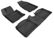 3D MAXpider 2012-2017 Hyundai Azera Kagu 1st & 2nd Row Floormats - Black | L1HY02601509