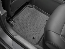 Load image into Gallery viewer, WeatherTech 2016+ BMW 7-Series G12 Sedan Rear FloorLiner - Black (w/ Rear Executive Lounge Seating) | 448743
