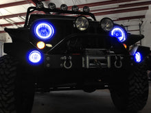 Load image into Gallery viewer, Oracle 07-17 Jeep Wrangler Surface Mount LED Headlight Halo Kit - Blue
