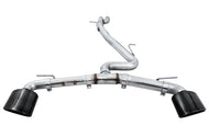 AWE Track Edition Exhaust for Audi MK3 TT RS - Diamond Black RS-style Tips | 3020-33062