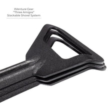 Load image into Gallery viewer, Go Rhino Xventure Gear Sharktooth Stackable Shovel - Textured Black Go Rhino
