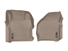 Load image into Gallery viewer, WeatherTech 99-07 Ford F250/F350/F450/F550 Super Duty Regular Cab Front FloorLiner - Tan | 451251
