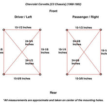 Load image into Gallery viewer, Planted Seat Bracket- Chevrolet Corvette [C3 Chassis] (1968-1982) - Passenger / Right *May not fit all C3 Chassis, see online diagram
