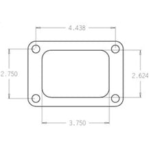Load image into Gallery viewer, Cometic Gasket Exhaust Gaskets Cometic Garrett T6 .010in Rubber Coated Stainless Turbo Inlet Flange Gasket
