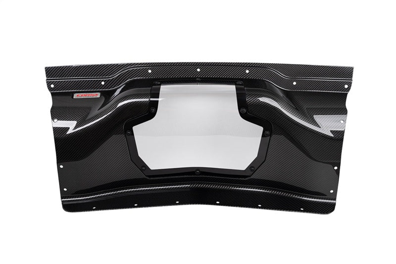 CORSA Performance COR44009 Corsa 2020+ Chevrolet Corvette C8/Z06 Carbon Fiber Air Intake Trunk Panel with Polycarbonate