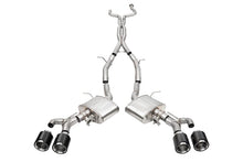 Load image into Gallery viewer, CORSA Performance Catback Corsa 22-25 Cadillac CT4 V Blackwing 3in Dual Mode Active Cat-Back 4.5in CF Polished Dual Rear Tip
