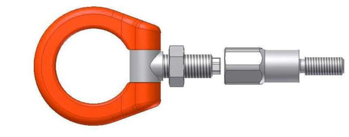 Cusco CUS380 017 F Cusco Folding Tow Hook Front Honda S2000 AP1-F&R/AP2-R ONLY GD Fit Red Steel