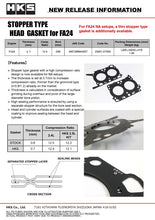 Load image into Gallery viewer, HKS STOPPER TYPE HEAD GASKET FA24 t 0.7 | 23001-AT005
