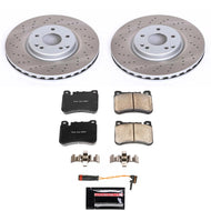 Power Stop 06-11 Mercedes-Benz SLK350 Front Semi-Coated Rotor Kit Brake Kits - Performance Blank PowerStop   