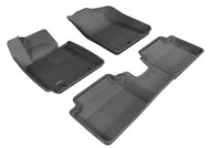 3D MAXpider 2012-2017 Hyundai Veloster Kagu 1st & 2nd Row Floormats - Black | L1HY02401509