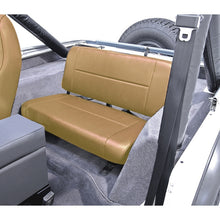 Load image into Gallery viewer, Rugged Ridge Fixed Rear Seat Tan 55-95 Jeep CJ / Jeep Wrangler Rugged Ridge
