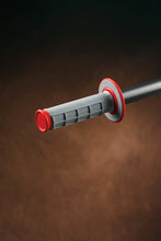 Load image into Gallery viewer, Renthal MX Dual Compound Grips 1/2 Waffle - Grey/ Red Misc Powersports Renthal
