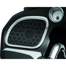 Load image into Gallery viewer, Kuryakyn Tri-Line Speaker Accents For Road Glide Chrome
