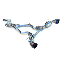 Load image into Gallery viewer, Invidia Catback Invidia 2019+ Toyota Supra Dual N1 w/ Valve Single Layer Titanium Tip Cat-back Exhaust
